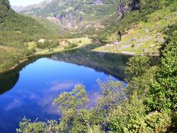 Nesbø og Nesbøvatnet 25.juli 2010 Foto:privat