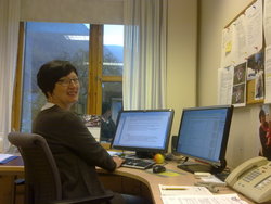 Byggesakshandsamar Ida Horvei. Foto: Aurland kommune