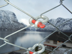 Mellombels sikringsgjerde Fiskhammar Foto Steve Elgåen