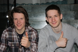 Sander og Mario Foto Olav Terum