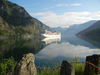 På veg til Flåm Hamn Foto Aurland kommune På veg til Flåm Hamn Foto Aurland kommune