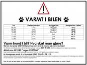 Varmt i bilen