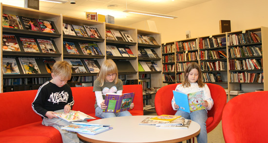 Velkommen til v&aring;rt nye bibliotek.