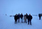 Plan-, miljø- og næringskomiteen i Troms og Finnmark Fylkesting på befaring i Berlevåg