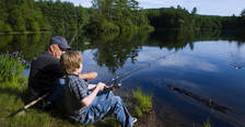 grandfather and grandson fishing 1