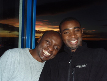 Victor og Ndopu  