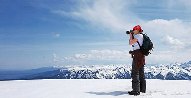 Young lady photographer