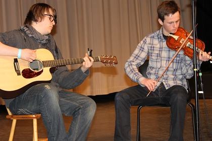 Nikolai og Sverre. Foto: Leif Vinsrygg