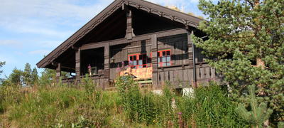 Hytte nøytral illustrasjon - sommer Blefjell (vår)