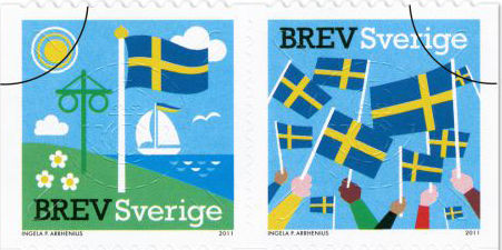 svensk frimerke