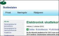 Bilde fra Skatteetaten Bilde fra Skatteetaten