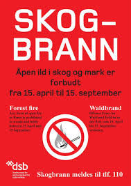 Rød varsel plakat Rød varsel plakat