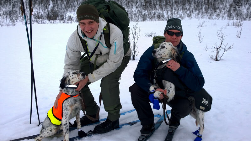 Christian Bertnsen med Toya og Kai Morten Arnesen med Racing Charm2