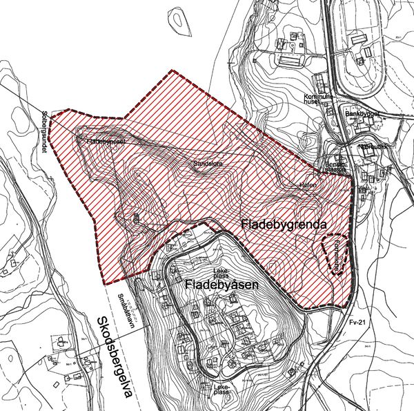 PLANOMRÅDE Fladebygrenda
