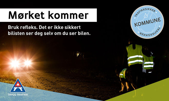 Trafikksikker kommune og refleks Trafikksikker kommune og refleks