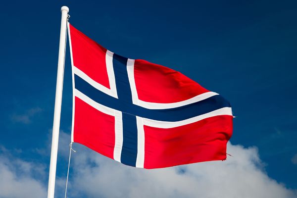 Det norske flagget Alexander Erdbeer norwegian flag