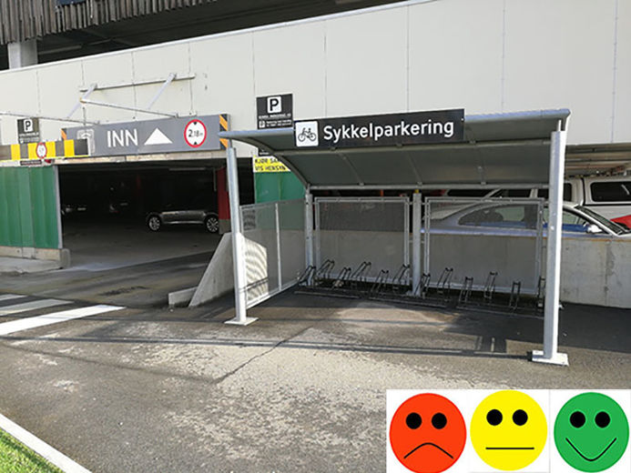 Sykkelparkeringstest