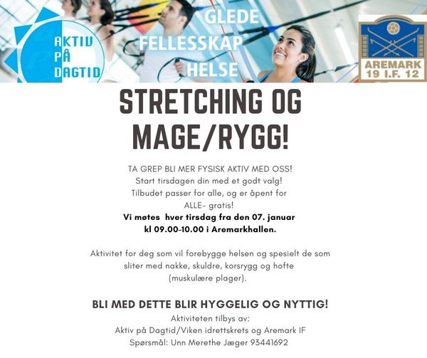 Stretching og mage_rygg!