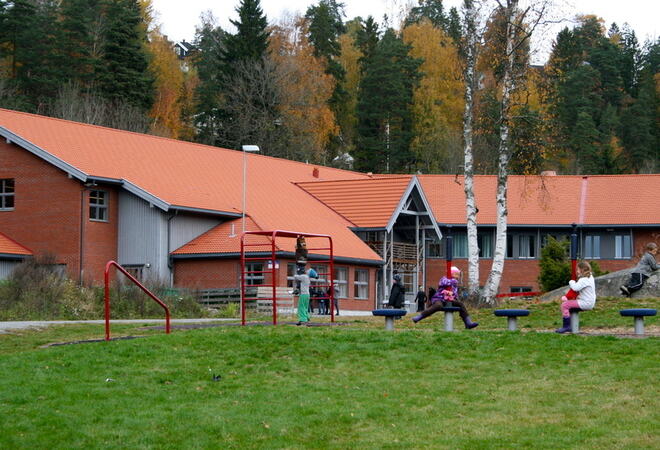Fra skolegården