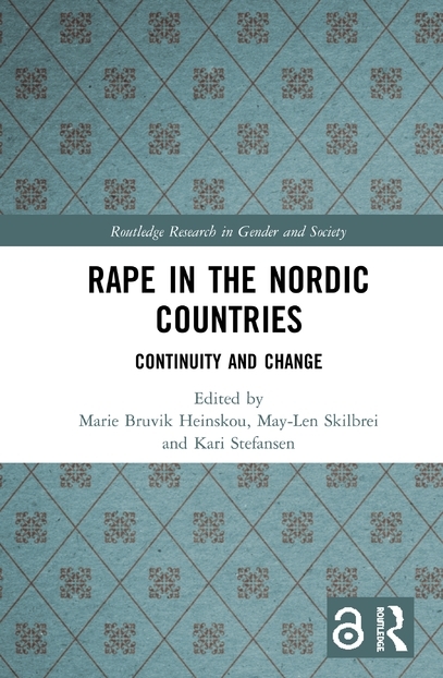 Forside til boka Rape in the Nordic Countries. Bilde.