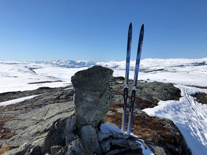 Utsikt fra fjelltopp Utsikt fra fjelltopp