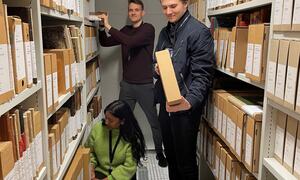 Halvor Eskilt Eriksen, Edwina Francis og Harry Lewis Lawford