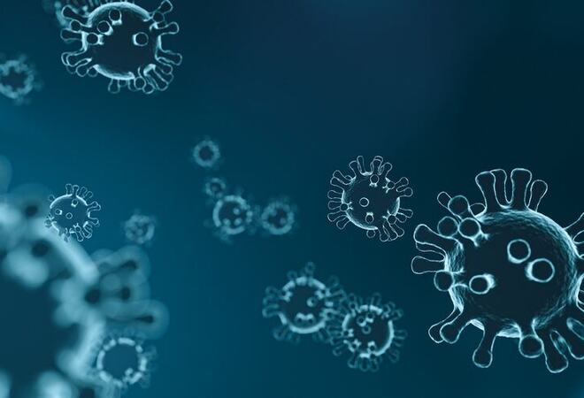 Koronavirus blått