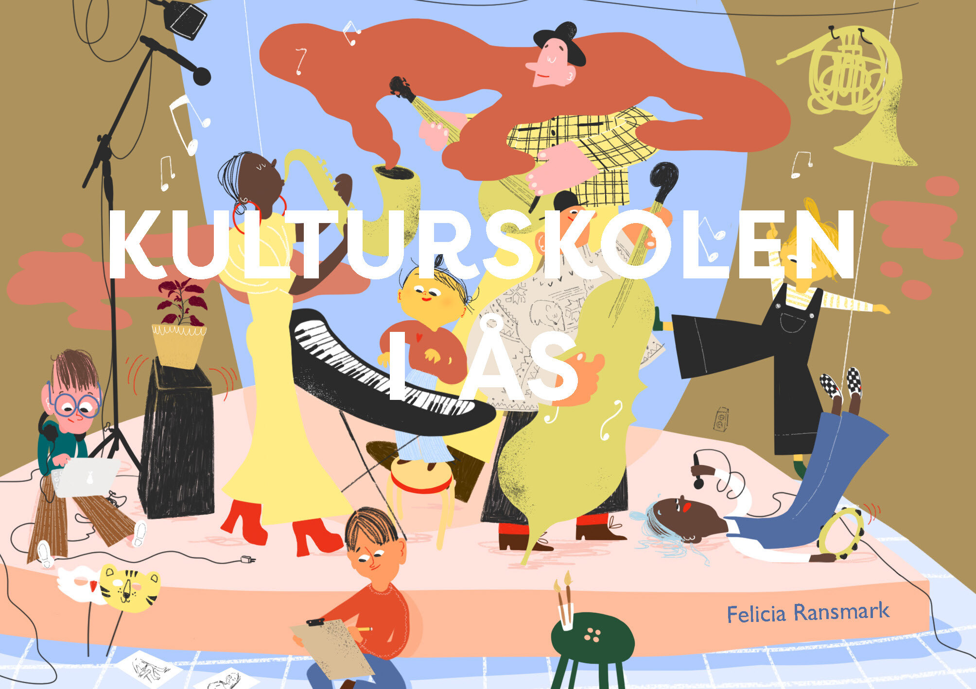 Illustrasjonsbilde forside kulturskolen i Ås Illustrasjonsbilde forside kulturskolen i Ås