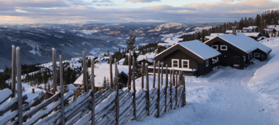 Det er lurt å sørge for at hytta ser bebodd ut når du er borte. Lås ned verdisaker og avtal gjerne hyttetilsyn med en nabo. Foto: Fremtind.