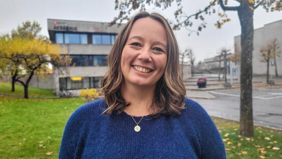 Portrettfoto av kommende kommunikasjonssjef i Ås kommune, Therese Talmo-Rønn