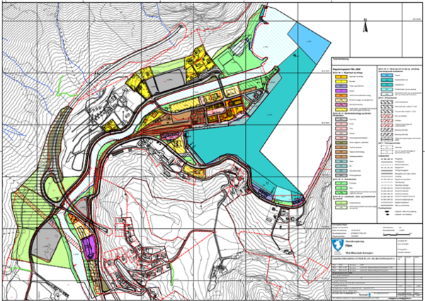 Plankart områdeplanen for Flåm