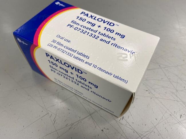 Paxlovid reduserer risikoen for å bli alvorlig syk. Foto: Produsenten.