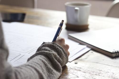 Illustrasjonbilde notater
