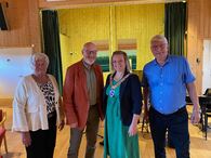 Fra venstre: Berith Bredholt, Jørn Kolsrud, Marte Espelund og Helge Borglund.