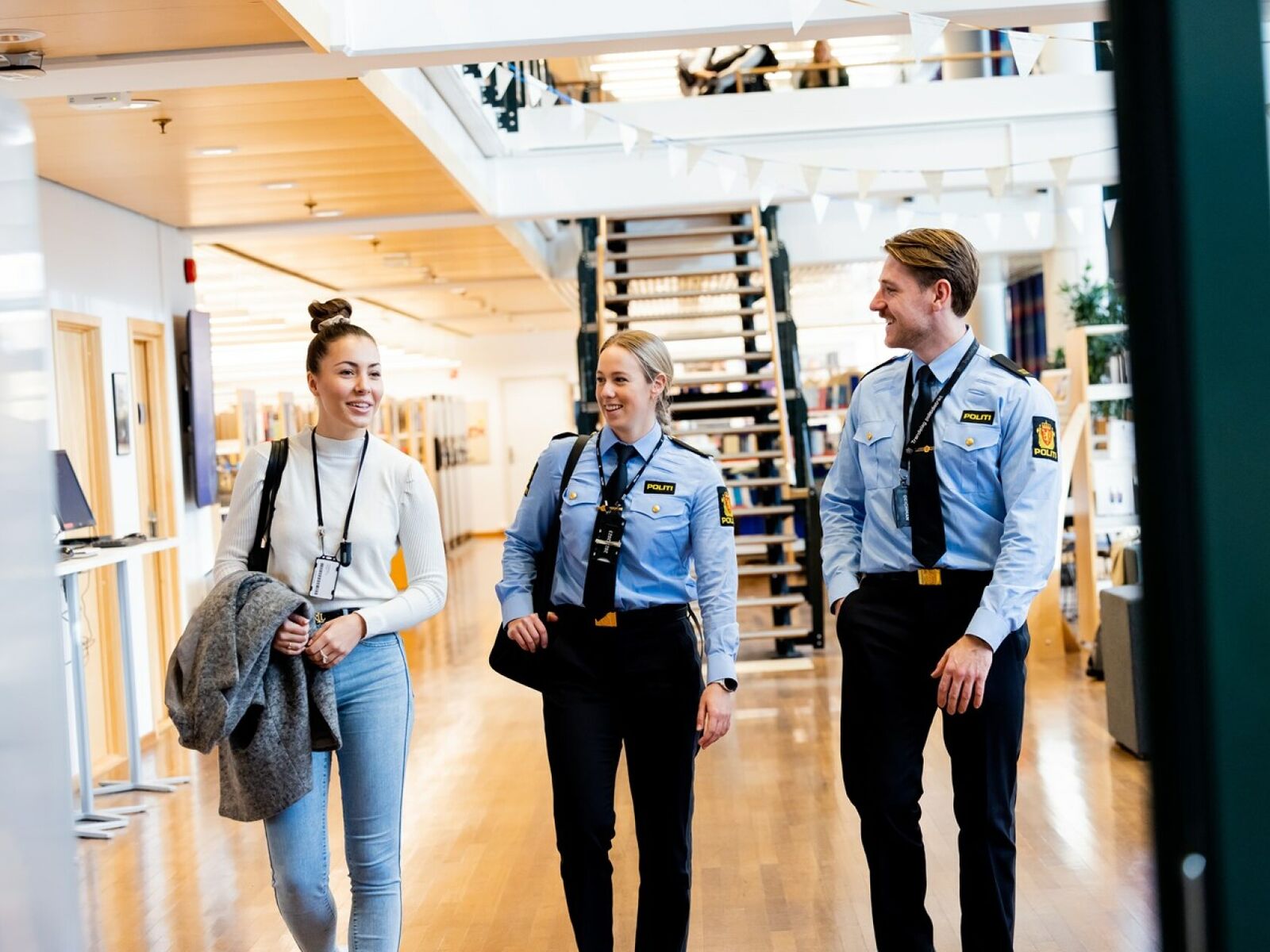 Illustrasjonsfoto av politistudenter. Foto: Politiet