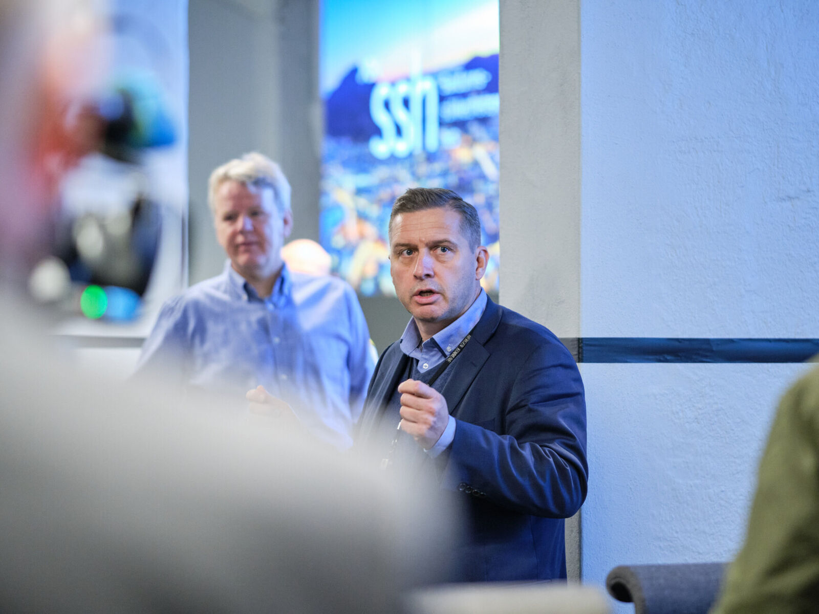 Beredskapssjef Ivar Konrad Lunde under åpningen av Samfunnsikkerhetens hus i Bergen i formiddag. Foto: Eivind Senneset/Bergen kommune