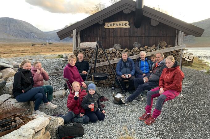 Gapahuken - populært samlingssted for hytte- og fjellfolk på Meisalfjellet i Romsdal.