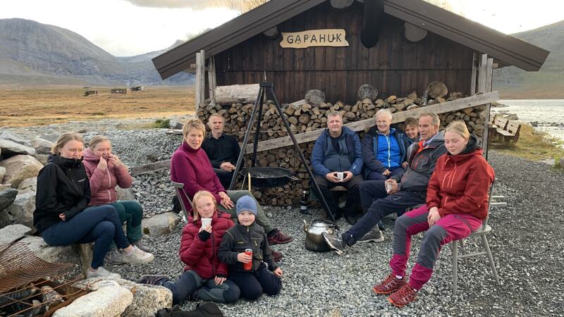 Gapahuken - populært samlingssted for hytte- og fjellfolk på Meisalfjellet i Romsdal.