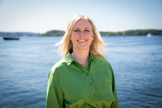 Prosjektleder for Kommunenettverk for klimaomstilling, Ragnhild Elisabeth Waagaard. (foto: Geir Barstein)