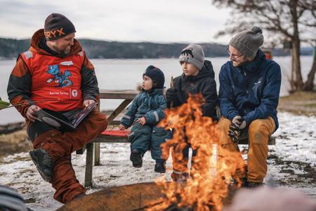 DNT arrangerer alle slags fellesturer og arrangementer. 18. januar er det "Hele Norge båler