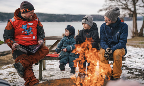 DNT arrangerer alle slags fellesturer og arrangementer. 18. januar er det "Hele Norge båler