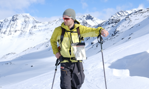 I Jotunheimen vest er det hardt tidlig på dagen, men mange finner fortsatt fine områder med pudder og slush litt utpå dagen. Foto: Jasemin Folvik