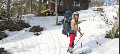 Simskardhytta - en nylig renovert hytteperle i Børgefjell nasjonalpark i Grane Foto: Michael Ahrens