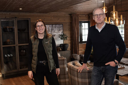 Stine Karlsen og Olaf Olstad. Foto: NOHF