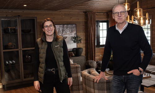 Stine Karlsen og Olaf Olstad. Foto: NOHF