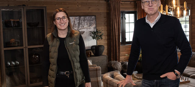 Stine Karlsen og Olaf Olstad. Foto: NOHF