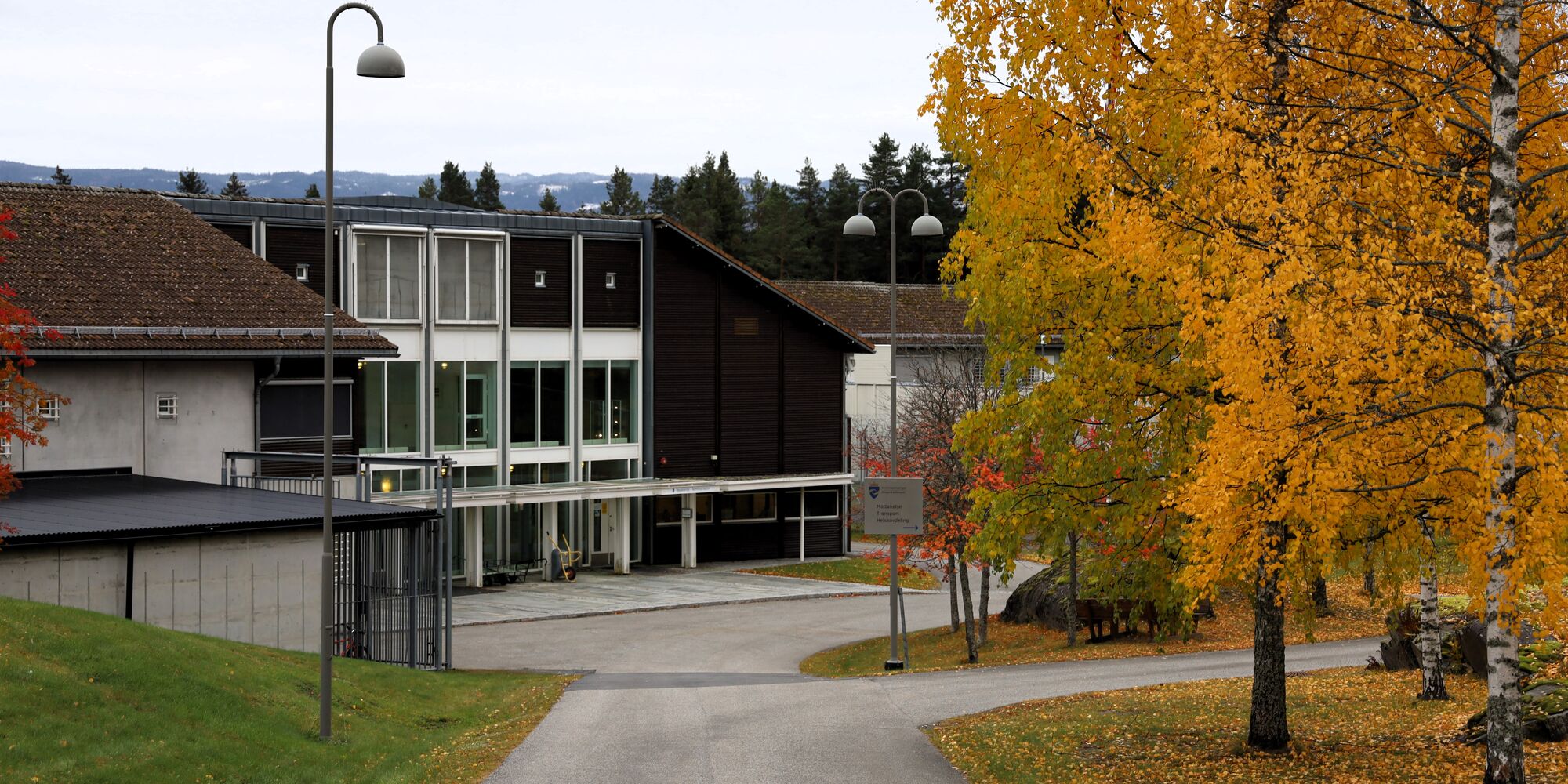 Bilde fra utsiden av Ringerike fengsel