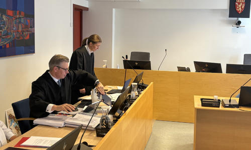 Disse førte saken i tingretten; fra venstre partner/daglig leder Audun L. Bollerud og senioradvokat Marte Risøy, begge Økland & Co