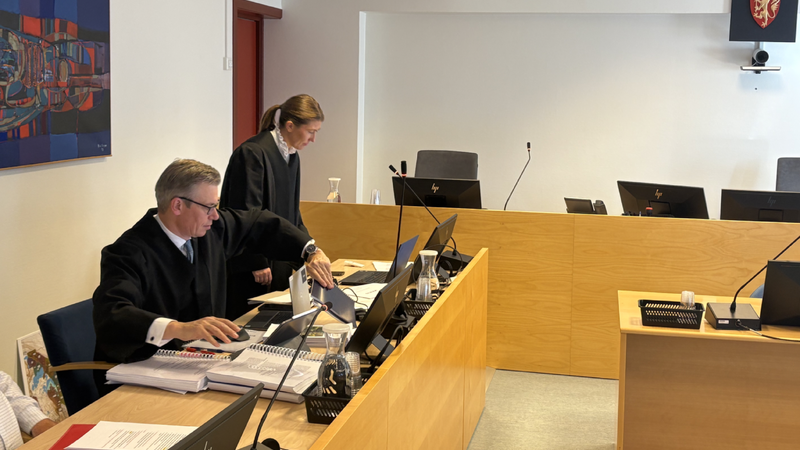 Disse førte saken i tingretten; fra venstre partner/daglig leder Audun L. Bollerud og senioradvokat Marte Risøy, begge Økland & Co