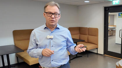 Jørn Davidsen fra BFO under Brannforum Vest til Høstsamling